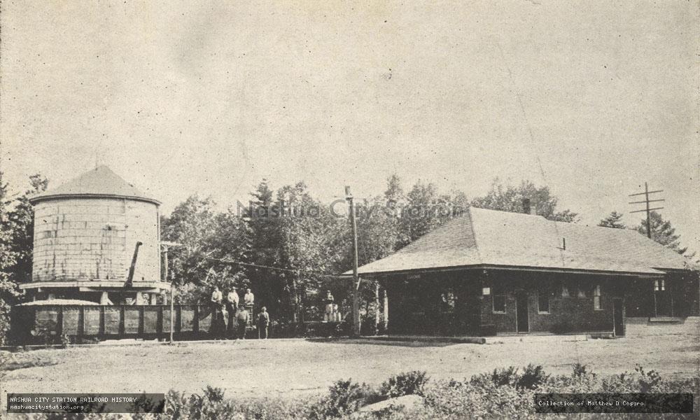 Postcard: Boston & Maine Station, Edgemont, New Hampshire